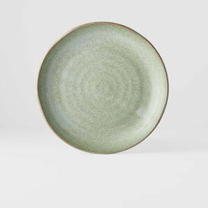 Fade zöld kerámia tányér, ø 24 cm - MIJ