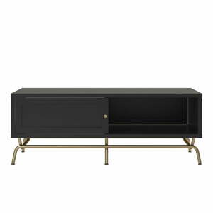 Nova fekete dohányzóasztal, 122 x 55 cm - CosmoLiving by Cosmopolitan