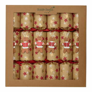 Karácsonyi cracker készlet 6 db-os Gingerbread - Robin Reed