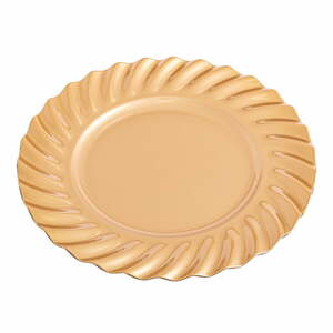 Aranyszínű szervírozó tányér ø 33 cm - Casa Selección