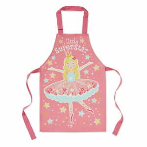 Little Super Star rózsaszín pamut gyerek kötény - Cooksmart ®