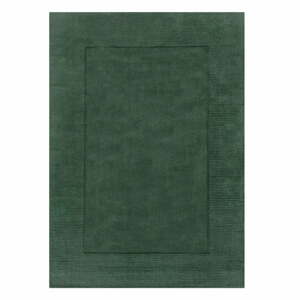 Siena sötétzöld gyapjú szőnyeg, 120 x 170 cm - Flair Rugs