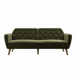 Zöld kinyitható kanapé 211 cm Tallulah - Novogratz