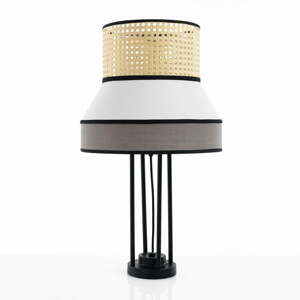 Fekete-szürke asztali lámpa 62 cm Wien - Tomasucci