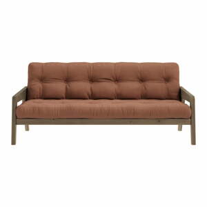 Narancssárga kinyitható kanapé 204 cm Grab - Karup Design
