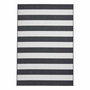 Fehér-fekete kültéri szőnyeg 230x160 cm Santa Monica - Think Rugs
