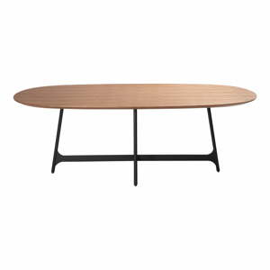 Étkezőasztal diófa dekoros asztallappal 110x220 cm Ooid – DAN-FORM Denmark