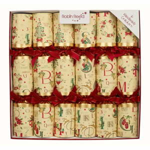 Karácsonyi cracker készlet 6 db-os Holiday Time - Robin Reed