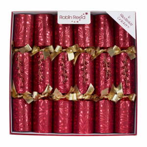 Karácsonyi cracker készlet 6 db-os Mullled Wine - Robin Reed