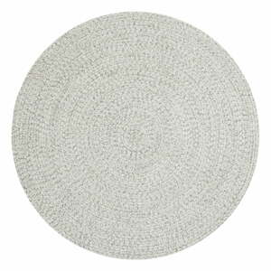 Fehér-bézs kerek kültéri szőnyeg ø 150 cm - NORTHRUGS