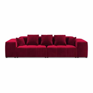 Piros bársony kanapé 320 cm Rome Velvet - Cosmopolitan Design