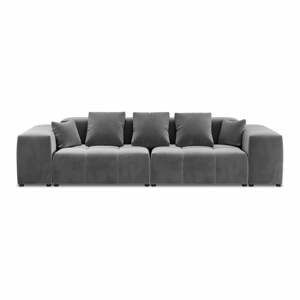 Szürke bársony kanapé 320 cm Rome Velvet - Cosmopolitan Design