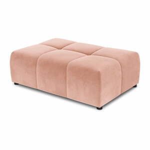 Rózsaszín bársony kanapé modul Rome Velvet - Cosmopolitan Design