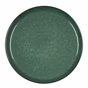 Sötétzöld agyagkerámia tányér ø 27 cm – Bitz