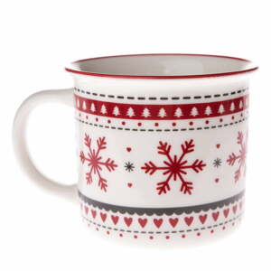 Karácsonyi mintás porcelán bögre 380 ml – Dakls