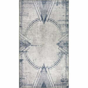 Világosszürke mosható szőnyeg 80x50 cm - Vitaus