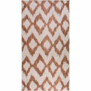 Fehér-narancssárga mosható szőnyeg 50x80 cm – Vitaus