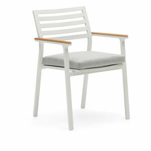 Fehér fém kerti szék Bona – Kave Home