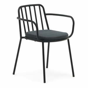 Fekete fém kerti szék Bramant - Kave Home