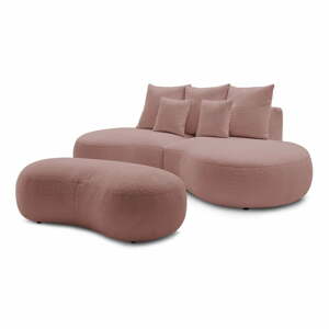 Rózsaszín kanapé 260 cm Saint-Germain – Bobochic Paris