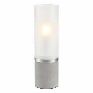 Fehér-szürke beton asztali lámpa (magasság 30 cm) Molo – Markslöjd