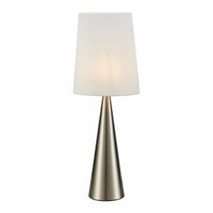 Fehér-ezüstszínű asztali lámpa (magasság 64 cm) Conus – Markslöjd