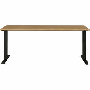 Íróasztal tölgyfa dekoros asztallappal 80x180 cm Agenda – Germania