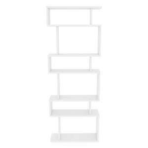 Fehér könyvespolc 60x160 cm Bates – Kalune Design