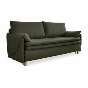 Zöld kinyitható kanapé 207 cm – Miuform