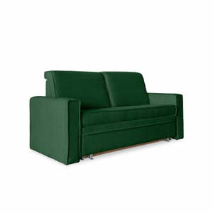 Sötétzöld kinyitható kanapé 168 cm Lucky Lucy – Miuform