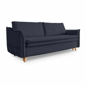 Sötétszürke-antracitszürke kinyitható kanapé 225 cm – Miuform