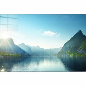 Üveg kép 70x50 cm Fjord – Wallity