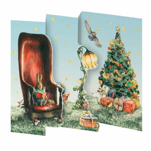 Karácsonyi üdvözlőkártya készlet 5 db-os Mondoodle - Roger la Borde