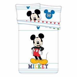 Pamut ágyneműhuzat babaágyhoz 100x135 cm Mickey – Jerry Fabrics