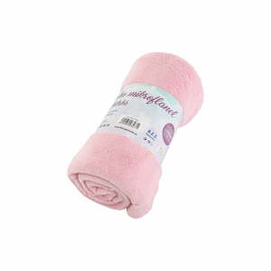Rózsaszín mikroplüss gyerek takaró 110x140 cm Exclusive – B.E.S.