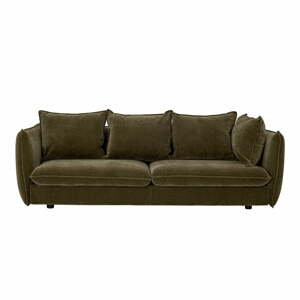 Sötétzöld kanapé 228 cm Austin – Bloomingville