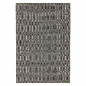Fekete gyapjú szőnyeg 200x300 cm Sloan – Asiatic Carpets