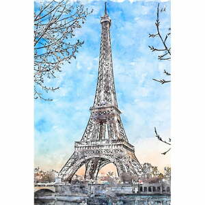 Kép 40x60 cm Paris – Fedkolor