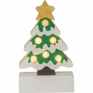 Fehér-zöld karácsonyi mintás fénydekoráció Freddy – Star Trading