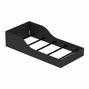 Fekete egyszemélyes ágy 90x190 cm Oya – Kalune Design