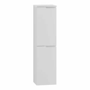 Fehér magas fali fürdőszoba szekrény 35x137 cm Nicea – STOLKAR