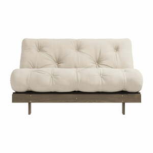 Bézses krémszínű kinyitható kanapé 140 cm Roots – Karup Design