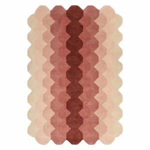 Rózsaszín gyapjú szőnyeg 200x290 cm Hive – Asiatic Carpets
