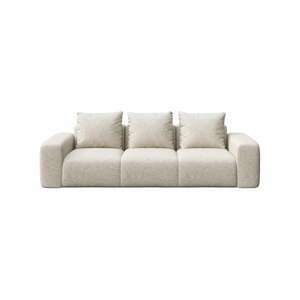 Krémszínű buklé kanapé 287 cm Feiro – MESONICA
