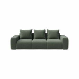 Zöld buklé kanapé 287 cm Feiro – MESONICA