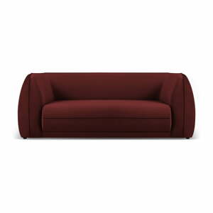 Piros bársony kanapé 190 cm Lando – Micadoni Home