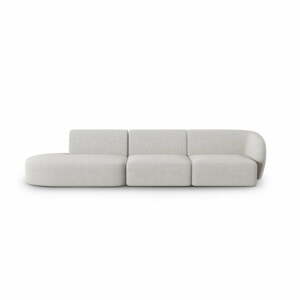Ezüstszínű kanapé 302 cm Shane – Micadoni Home