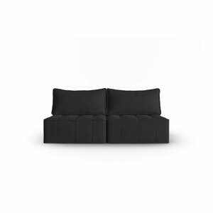 Fekete kanapé 160 cm Mike – Micadoni Home