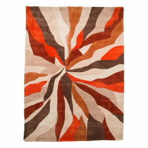 Splinter narancssárga szőnyeg, 120 x 170 cm - Flair Rugs