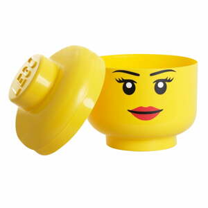 Lány minifigura fejformájú tároló, ⌀ 24,2 cm - LEGO®